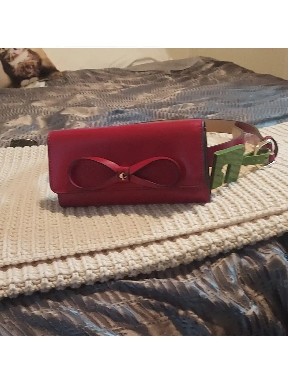 Kate Spade Red Bow Belt Bag Large/XLarge